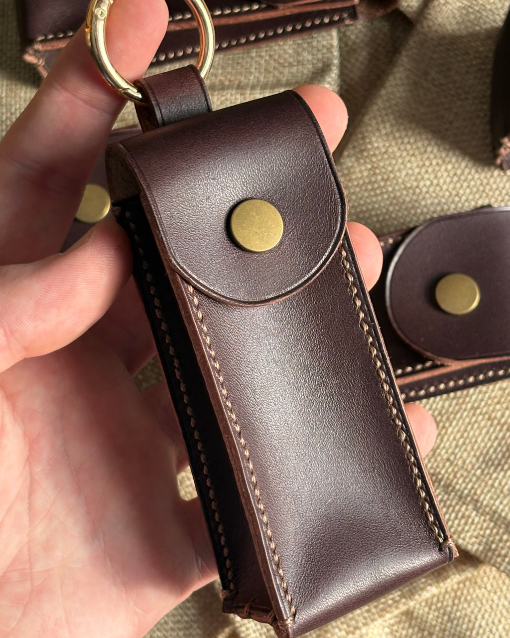 Leather Field Case (Fingerboard Keychain Holder)