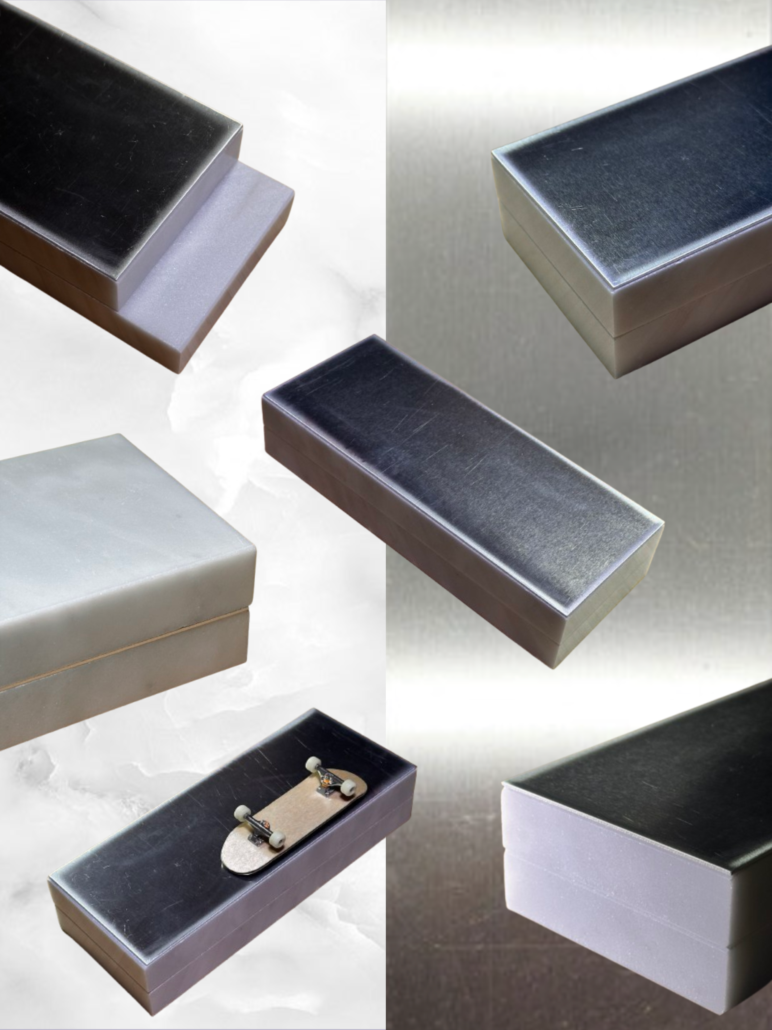 Modular Marble-Metal Fingerboard Pad